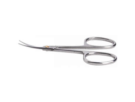 Tesoura de couro lâminas curvas em aço inoxidável VITRY