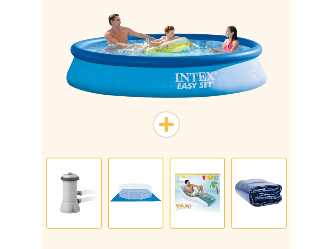 Intex Piscina Easy Set Redonda - 366x76 Cm - 5-peças S345