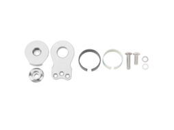 Servo Saver Aluminio 25t Brazo Servo Ligero Universal Para Coche Rc 1/10 Plata Blanca