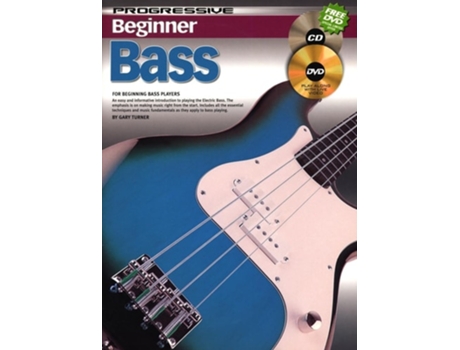 Livro Progressive Beginner Bass de Gary Turner (Inglês)
