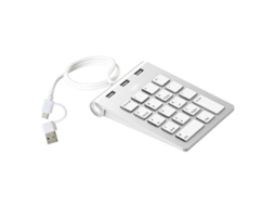 Mini Teclado Numérico De 18 Teclas Com 3 Portas Usb/c Hub Ly Ebike