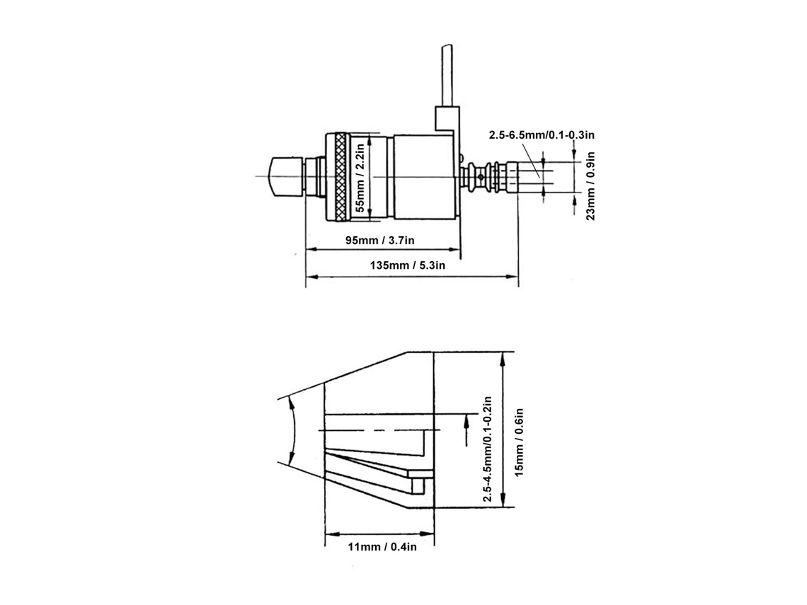 Cabeça De Rosqueamento Reversível J46 Com Pinça Flexível