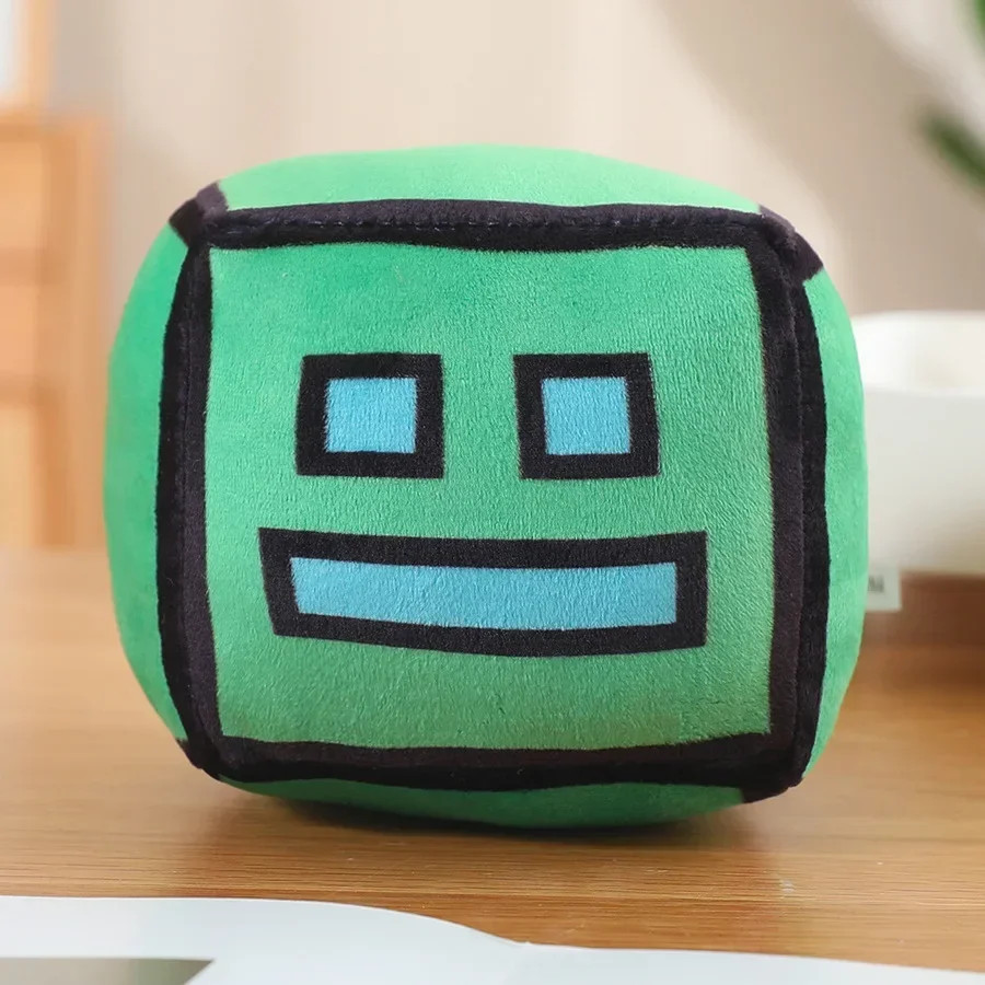 Brinquedo de Pelúcia Quadrado, Boneco de Pelúcia, Almofada Pequena MDUG (verde 12cm)