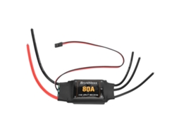 Controlador de velocidade elétrico sem escovas Mali 80A para helicópteros e aeronaves RC