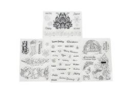 Selo Transparente Para Decoração Diy Scrapbook De Natal