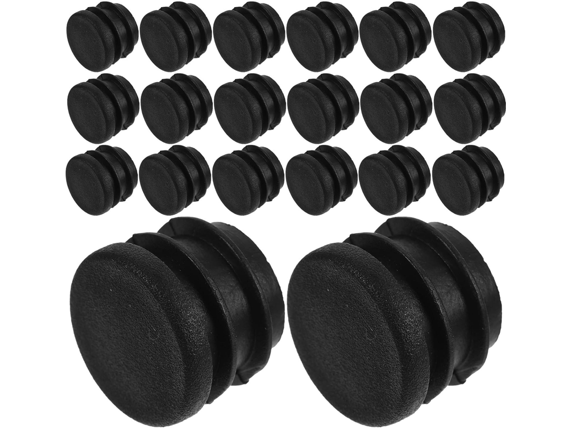 Tampões De Plástico Redondos 19mm Da Ounona, Protetores Para Pés De Móveis E Cadeiras, 100 Peças, Compatíveis Com Tubos