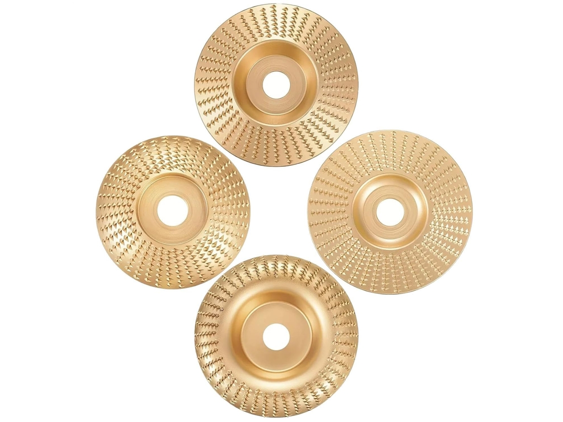 Kit De Discos Corte Para Esmerilhadeira Angular Com 4 Peças Lixar E Cortar