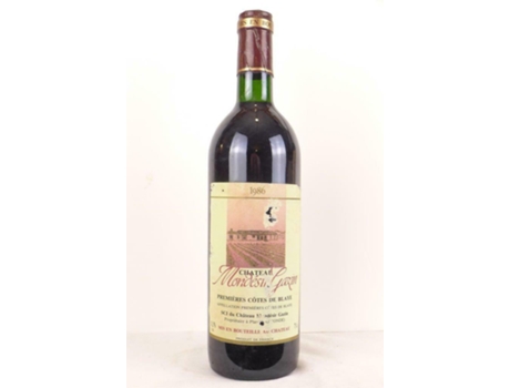 Vinho Tinto CHÂTEAU MONDÉSIR-GAZIN 1986 (75 cl - 1 unidade)