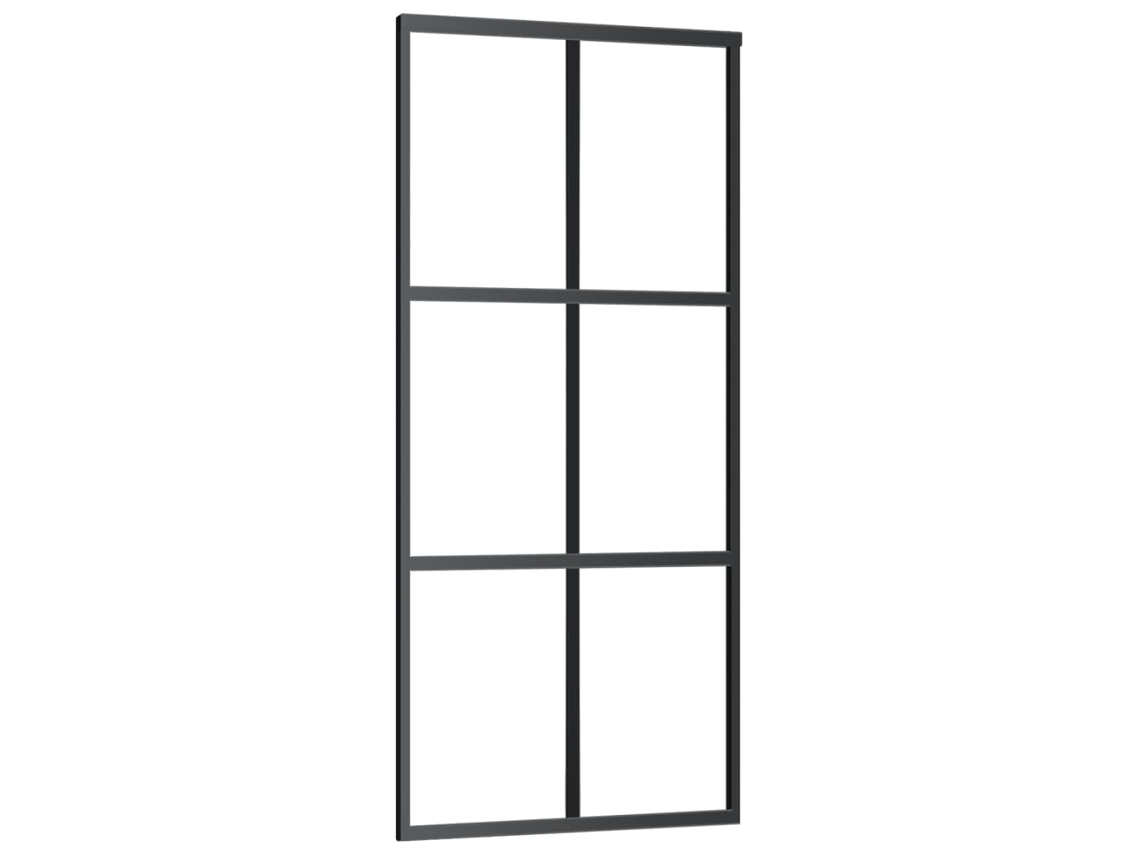 Sliding Door, Sliding Doors Vidaxl Preto Vidro (90 X 205 Cm)