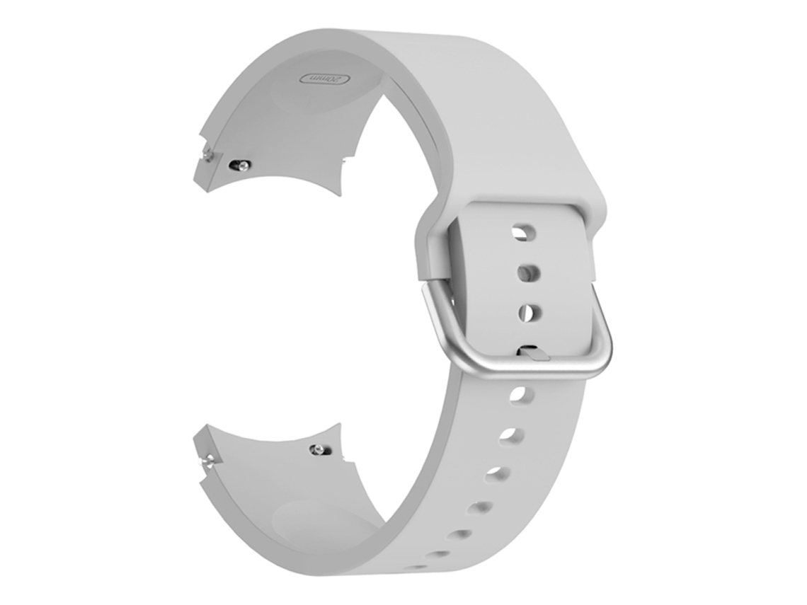 Bracelete para Samsung Galaxy Watch 4 XIAOMOYU em silicone universal com fivela cinza (40mm)