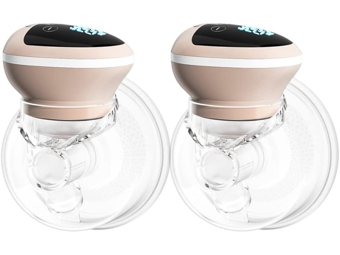 Bomba elétrica de tira Leite BRILVIBERA, tudo em um modelo portátil e ergonômico.
