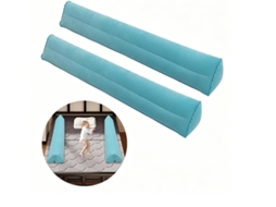 Grades De Proteção Infláveis ​​para Cama De Viagem: Conjunto De 2, Proteção Para Berço De Bebê - Grades De Proteção Macias E Portáteis (azul)