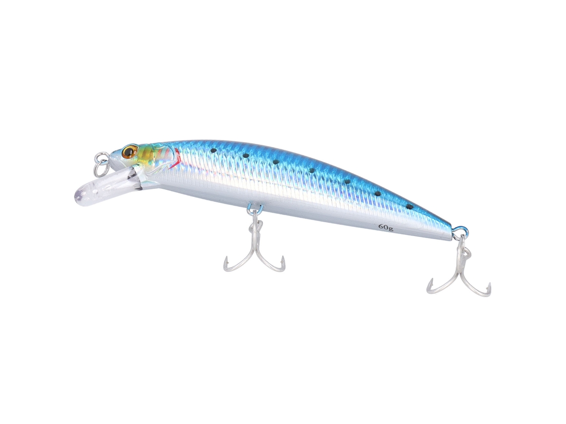 Isca Artificial de Pesca no Mar 60g Azul