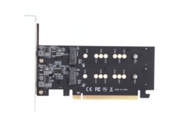 Placa De Expansão Pci Express 3.0 X16 Para Ssd Nvme M.2 Para Computador Desktop