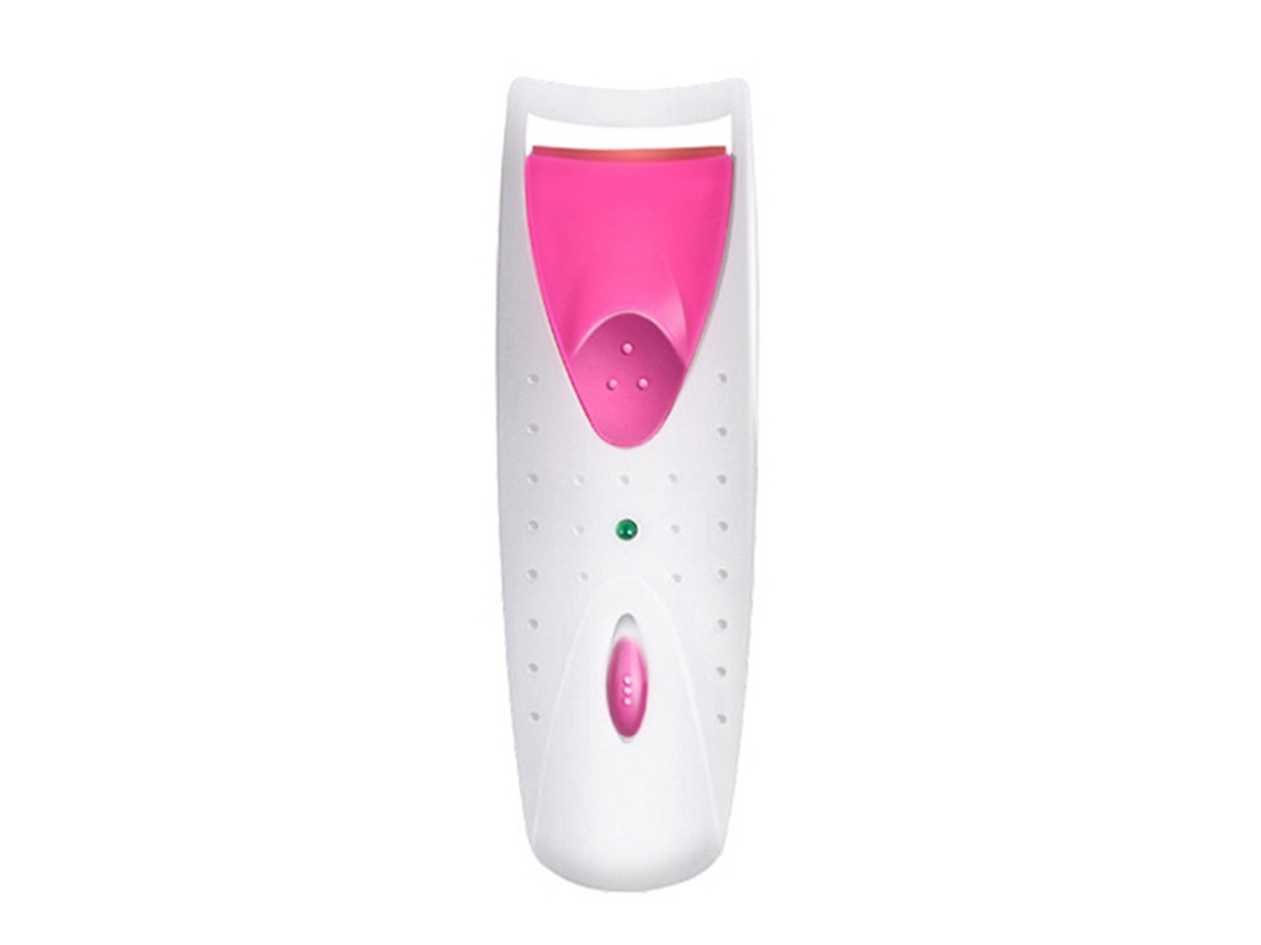 Curlador De Cílios Elétrico Aquecido 40℃ Soft Silicone Rápido Aquecimento Longo Duração Ferramenta De Maquiagem Vermelho