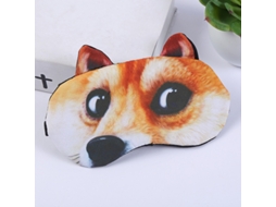 Máscara De Dormir 3d Animais , Com Fecho Ajustável, Bloqueio De Luz Para Festas, Viagem E Sestainclui Bolsa De Gelo Akita Hexinyigjly