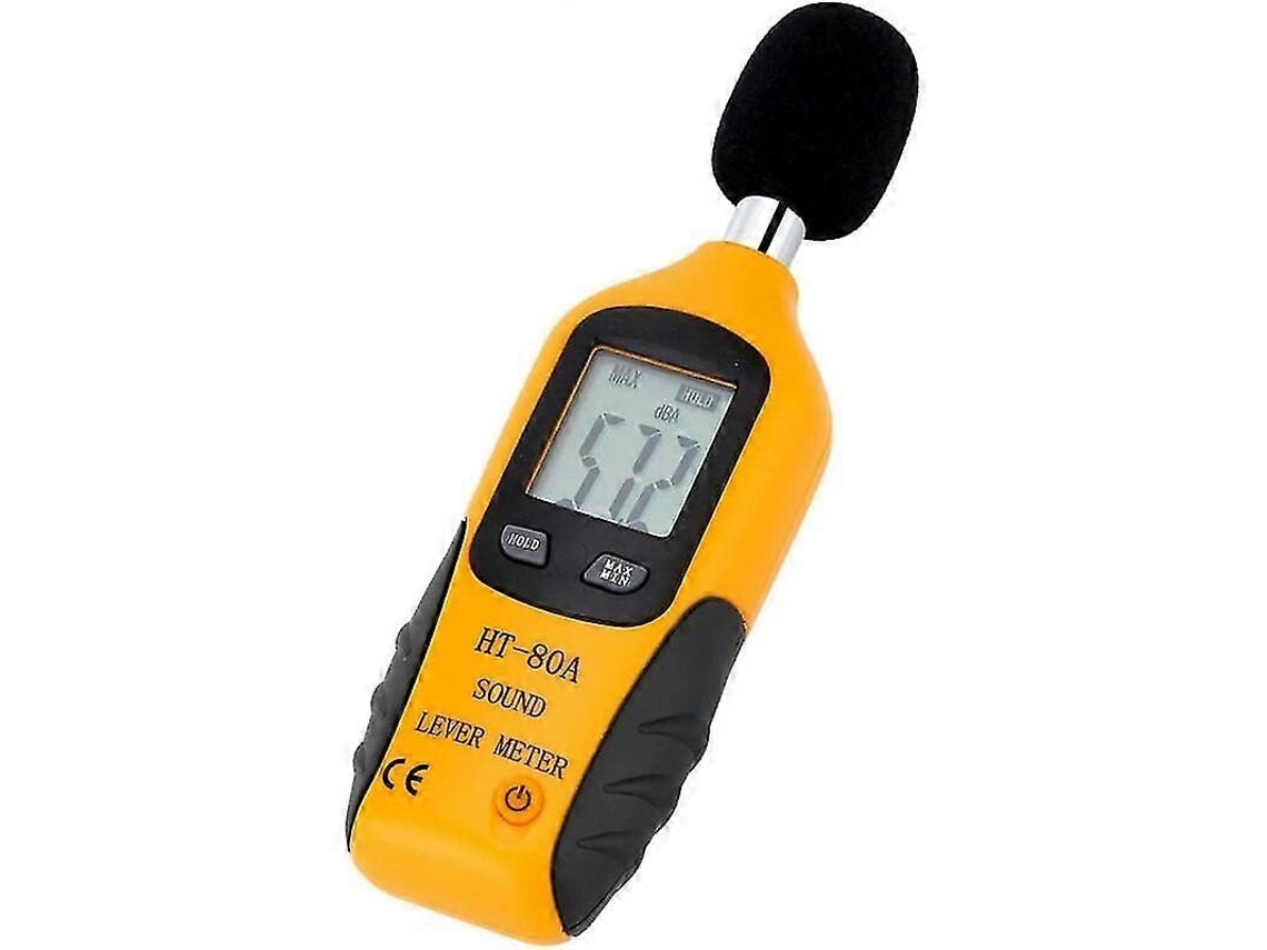 Medidor De Nível De Som 30 130 Dba, Medidor De Decibéis Profissional Com Display Retroiluminado Cisea Brilvibera (bateria De 9 V Incluída)