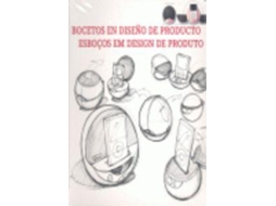Livro Bocetos en diseño de producto Esboços em design de produto de Cristian Campos Cura (Espanhol)