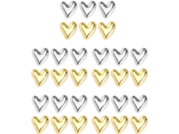 Tachinhas Decorativas em Plástico e Metal, Embalagem de 36 Unidades, para Quadros de Cortiça e Paredes, Ideais para