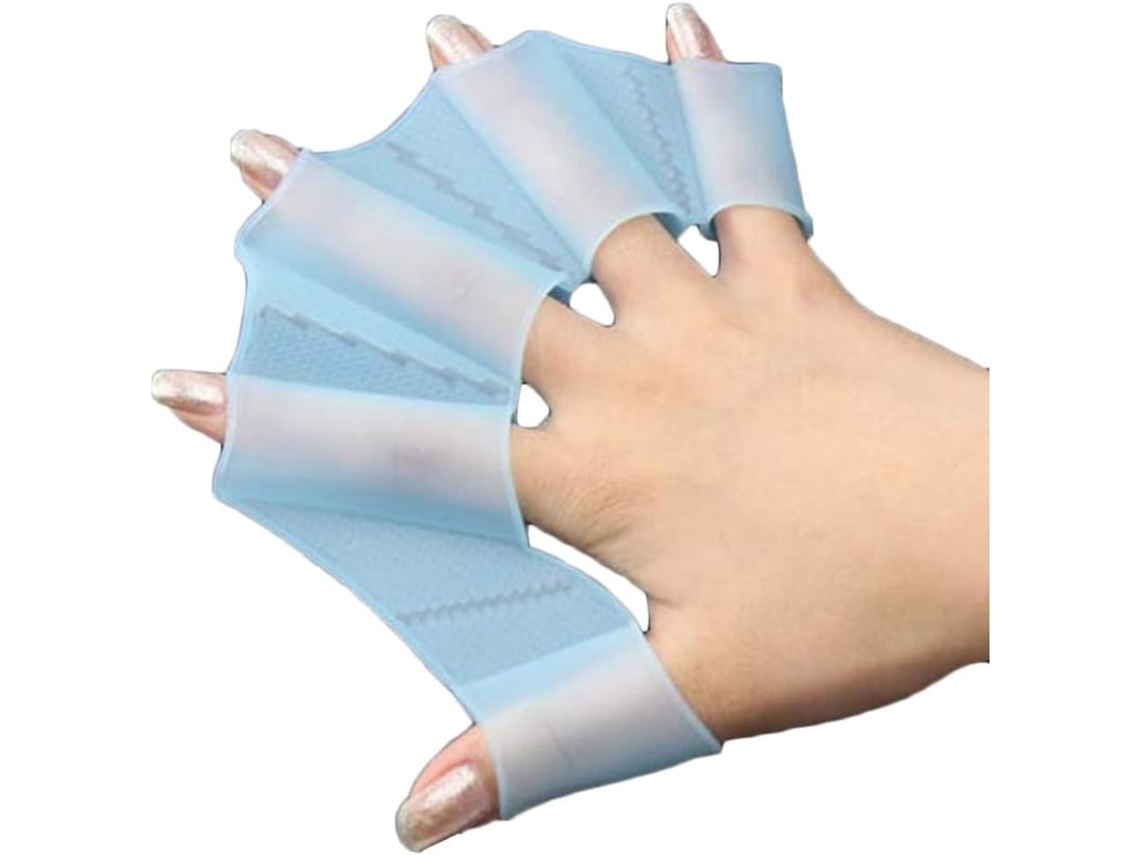 Luvas De Natação Com Membrana De Silicone Para Nadadores, Treinamento, Mergulho, Tamanho M