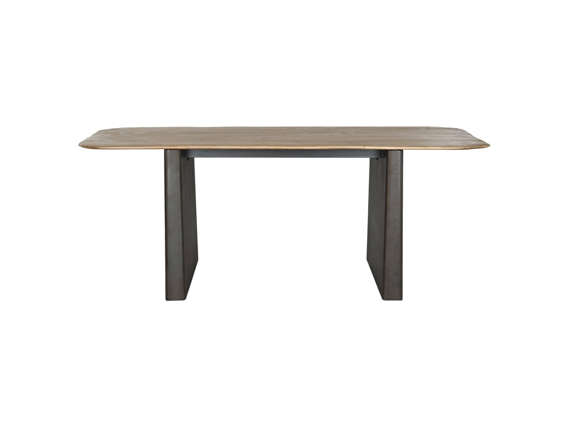 Mesa de Jantar em Madeira de Abeto Escuro ALEXANDRA HOUSE LIVING (200x90x75cm)