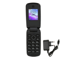 Mali telefone Flip 2g Dual Sim com Tela Colorida 1.77 Polegadas Bateria 1200mah Desbloqueado Azul Plugue Eu