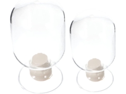 Potes De Vidro Transparente Para Armazenamento, 125 Ml E 250 Ml, Com Tampas Inclusas, Recipientes De Gokoco
