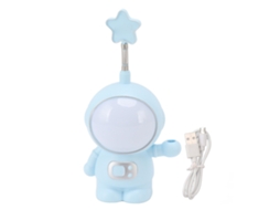 2026 lâmpada Noturna Astronauta 3w 5v Led Carregador Usb Afiador de Lápis Decoração de Casa Azul