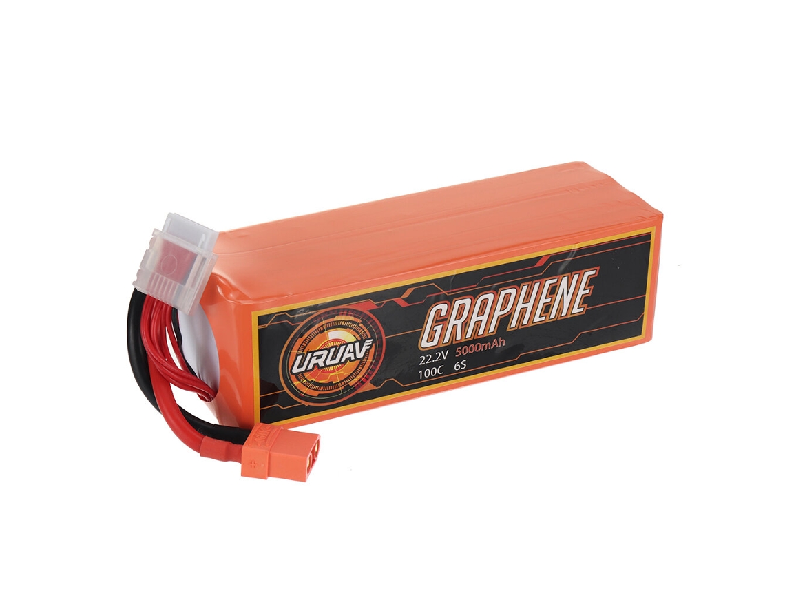 Bateria Uruav Power 22,2 V 5000 Mah 100c 6s Lipo Xt90 Plug Para Drone Rc