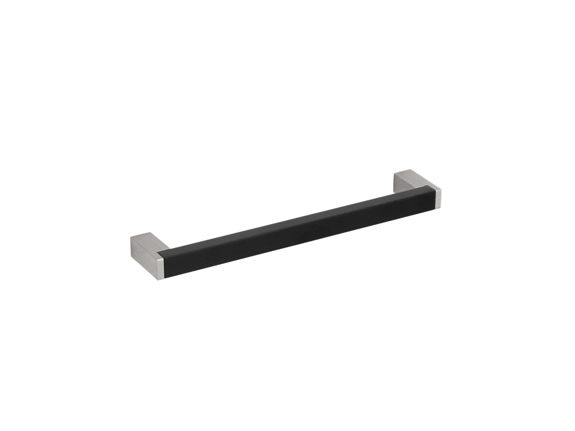 Puxador para Móveis em Alumínio e Zamac com 160 mm de distância entre centros e acabamento Níquel Acetinado, conjunto de 25 HARDWAREXCHANGE