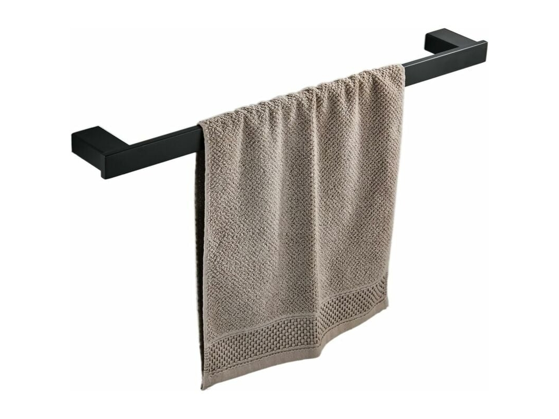 Suporte para Toalhas em Inox 60Cm Preto NEVEANCE