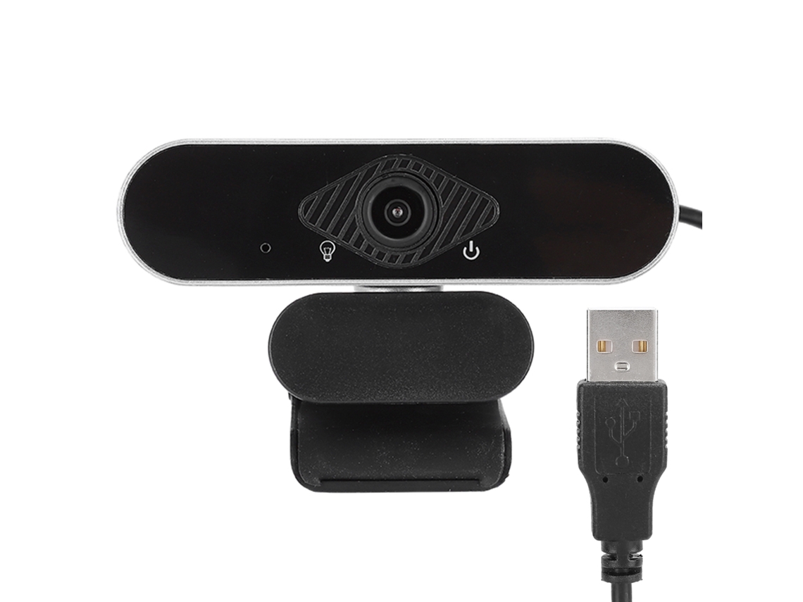 Câmera De Computador Usb 1080p Para Conferências Com Microfone E Foco Automático