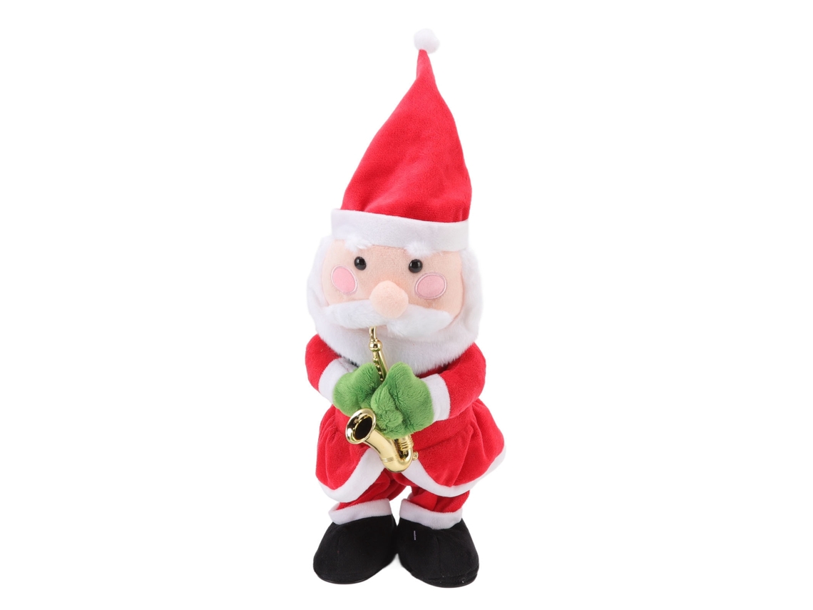 Boneco de Pelúcia Natal Elétrico Canta Dança | S/MARCA