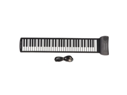 Teclado dobrável de 49 teclas, som surround 4D, USB e bateria CHABERLU