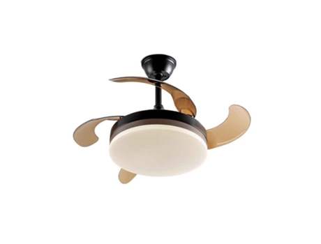 Ventilador DC VENTO preto mini 41cm controle remoto regulável 3 temperaturas SCHULLER