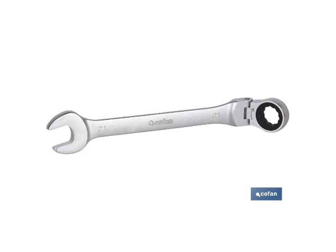 Llave combinada articulada 180  de carraca 10mm