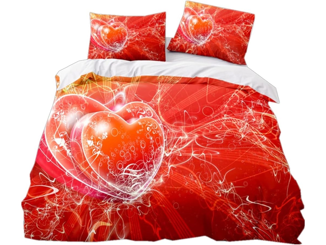 Capa de Edredom Rosa Blus Microfibra Fronha 220x240 Cm