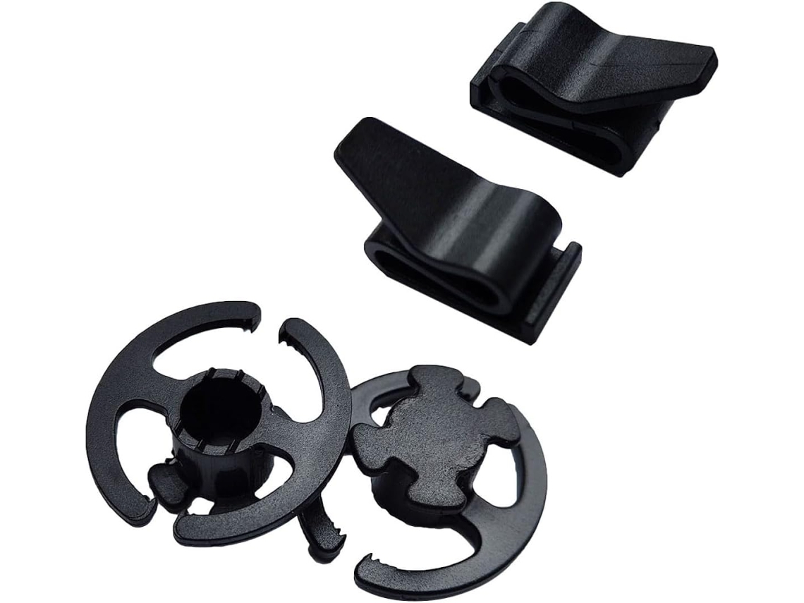 Happyyami Crochets De Casque En Plastique Noir, Support Masque Ski Sécurisé, 2 Pares De Clips D ' Oreille