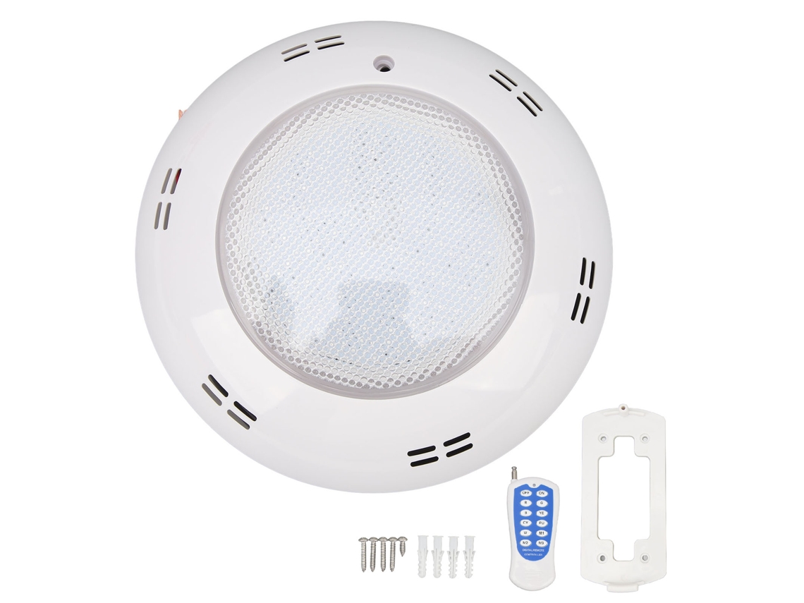 Luz Led Submersível Rgb Ip68 12v 18w Controle Remoto