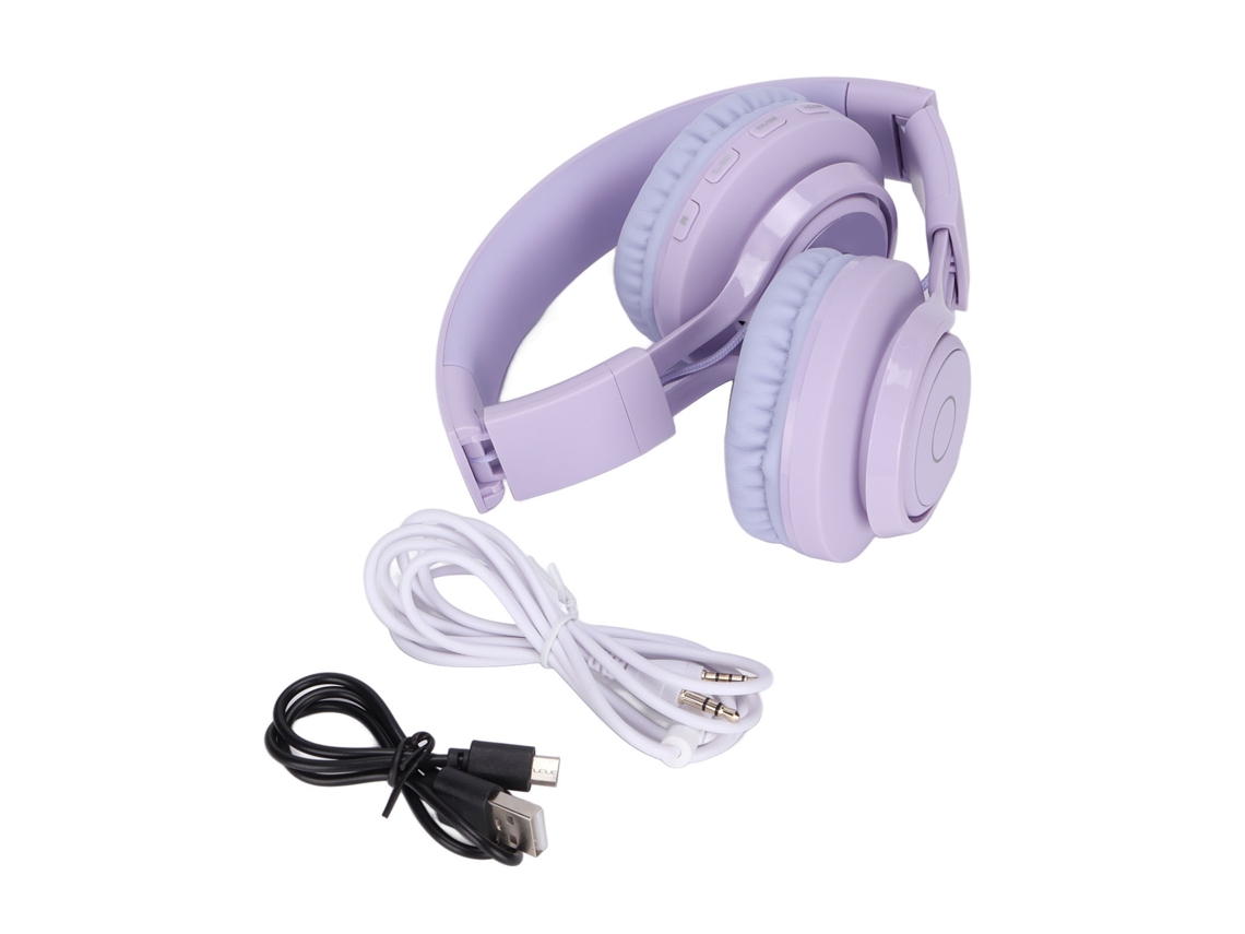 Fones Bluetooth 5.0 Infantil LAXISCREED com Luz Rgb