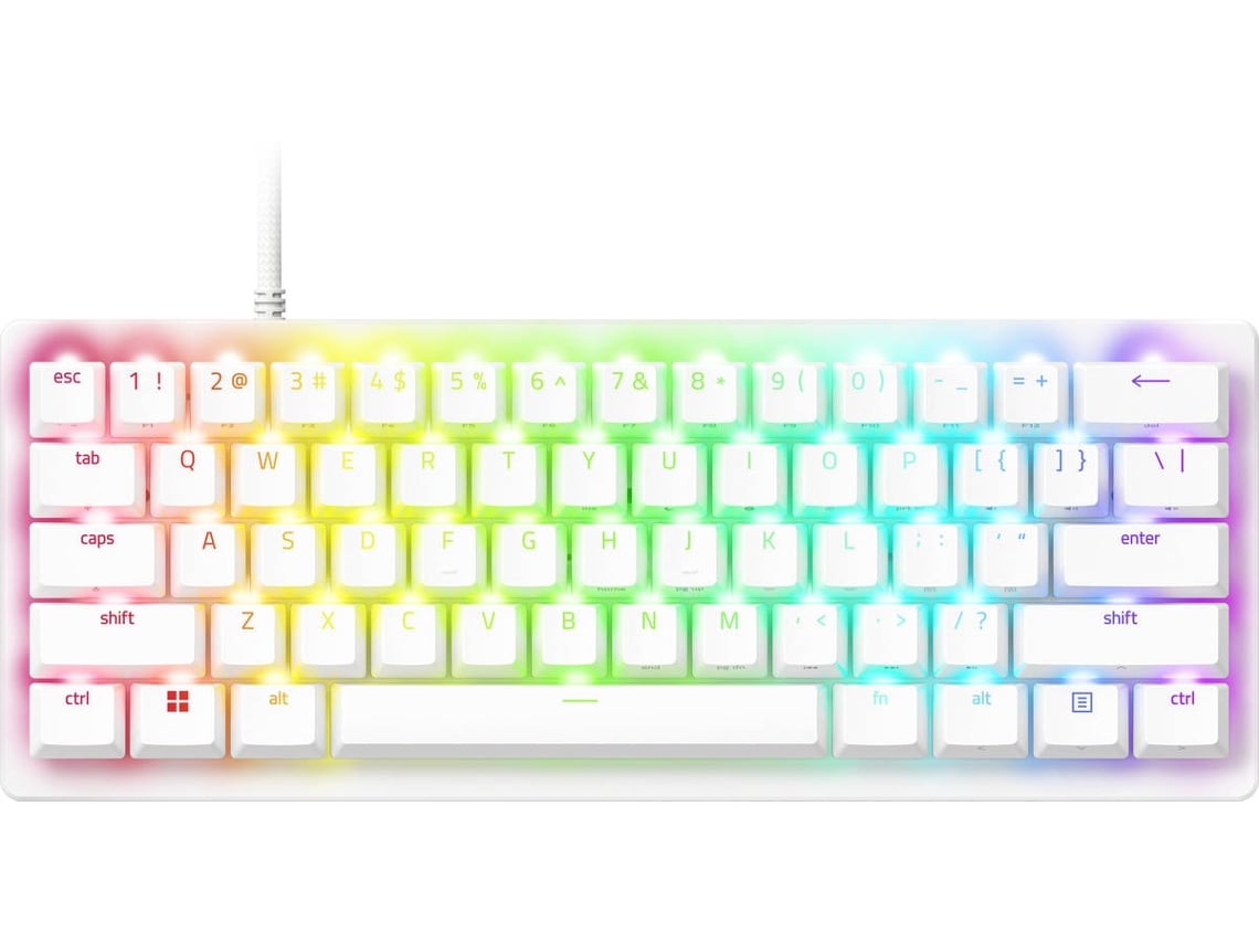 Teclado Gaming Razer Hunstman V3 Pro Mini US Branco