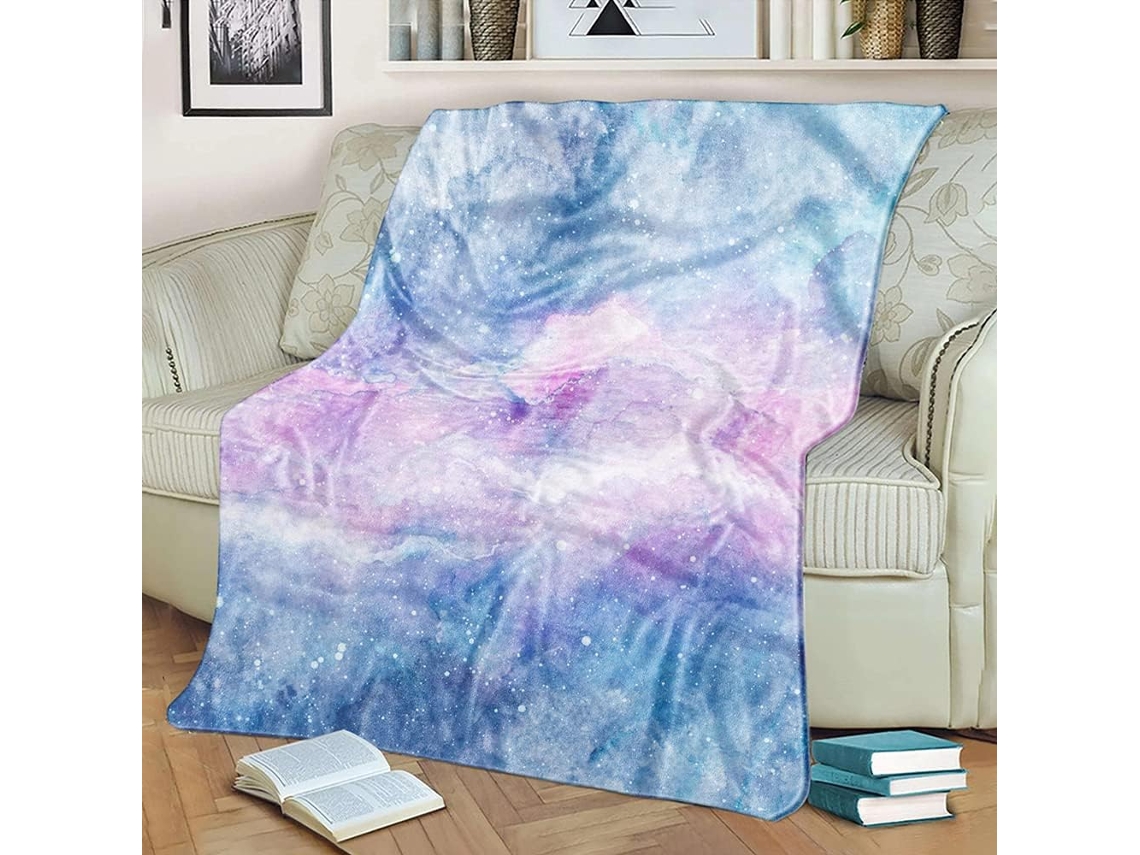Manta de Verão Macia e Fofa Fansu em Flanela Microfibra com Estampa 3d Ideal para Sofá Ou Cama Mantém Você Aqu