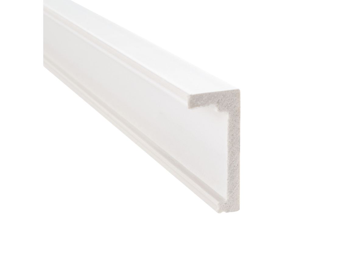 Moldura Corniça 2m Para Fita Led Vanta 65 Branco