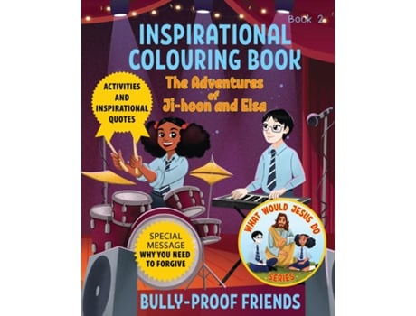Livro Inspirational Colouring Book 2 Bully-Proof Friends de Sybrand Jvr e Lucia S (Inglês)