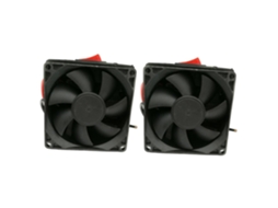Kit Com 2 Ventiladores De Ar Quente Para Carro Ultechnovo, Aquecedor Silencioso Instantâneo Para Caminhões, Aquecedor