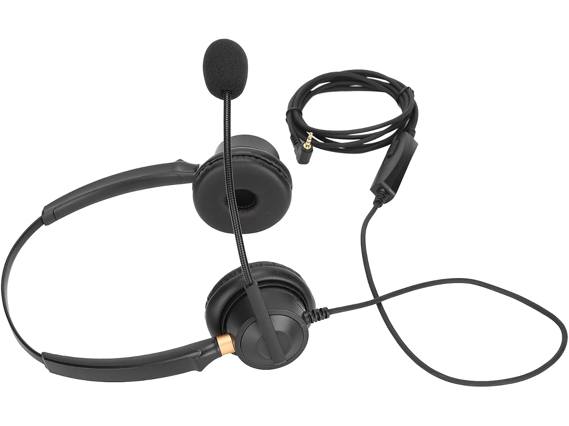 Fone De Ouvido Com Microfone Annadue Para Telefones Fixos