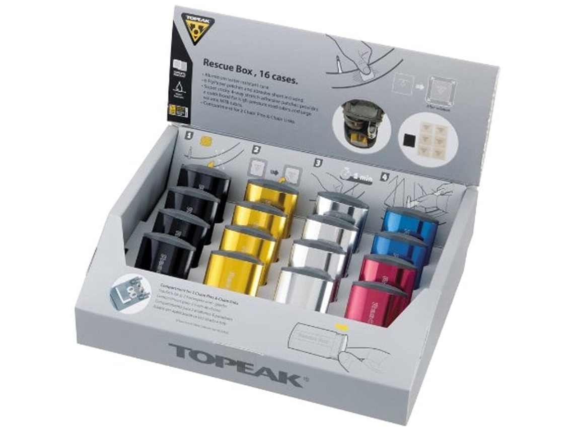 Kit de reparação (16 peças) visor do contador de caixas de salvamento TOPEAK TU