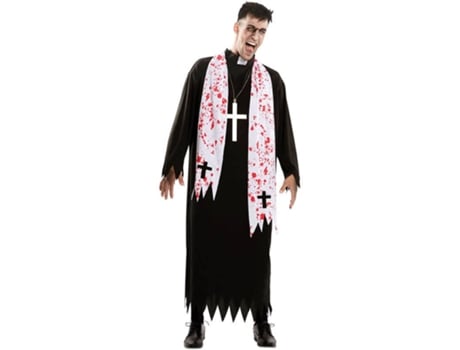 Fato de Homem  Padre Do Exorcista (Tam: M/L)