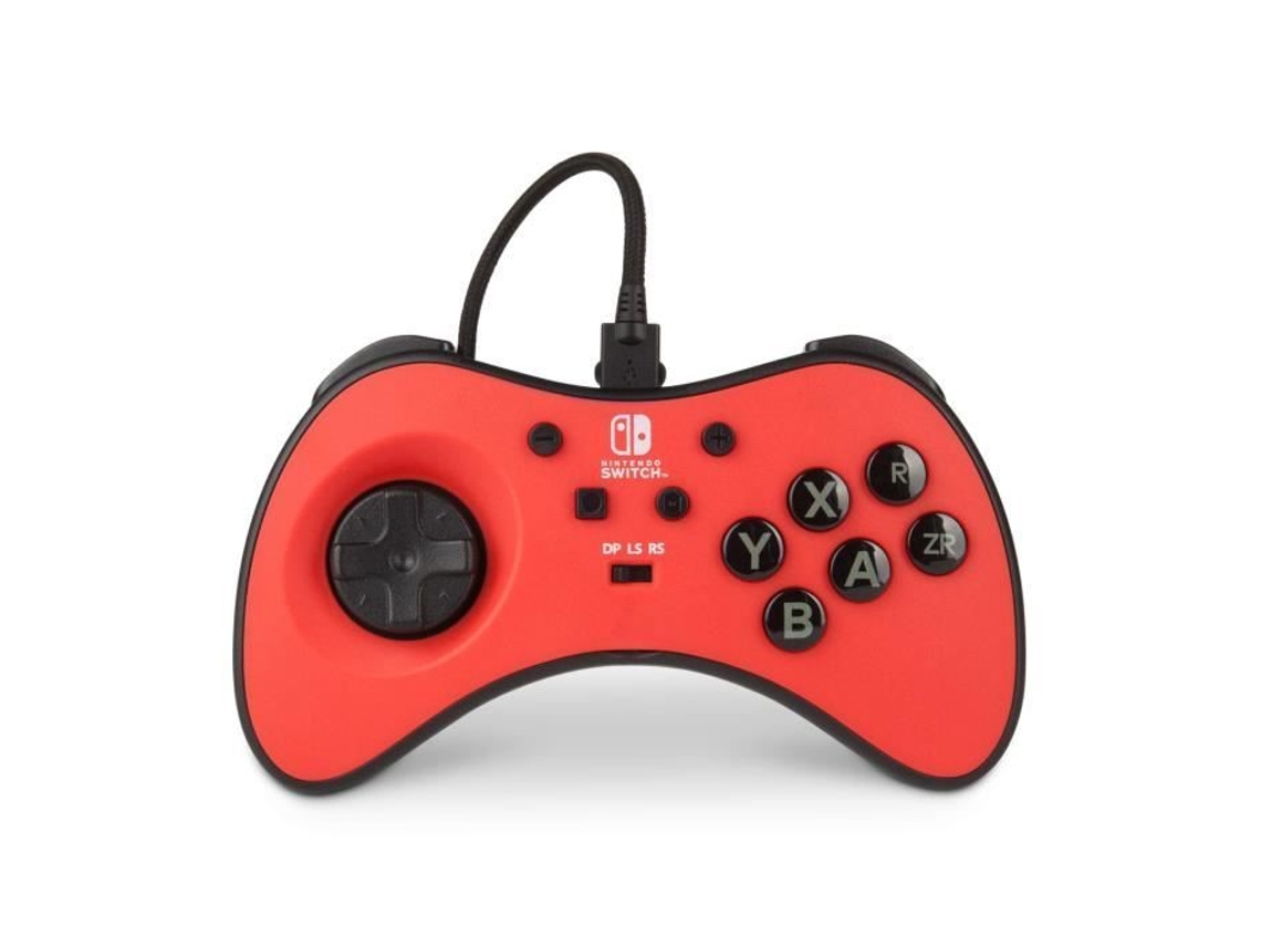 Manete De Jogo Power A Fusion Fios Vermelho Nintendo Switch