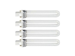 2025 4pcs/set Uv Lamp Replacement Tubes 9w U shaped 365nm Bulb Tube For Nail Art Dryer Light Dr Yer GOKOCO